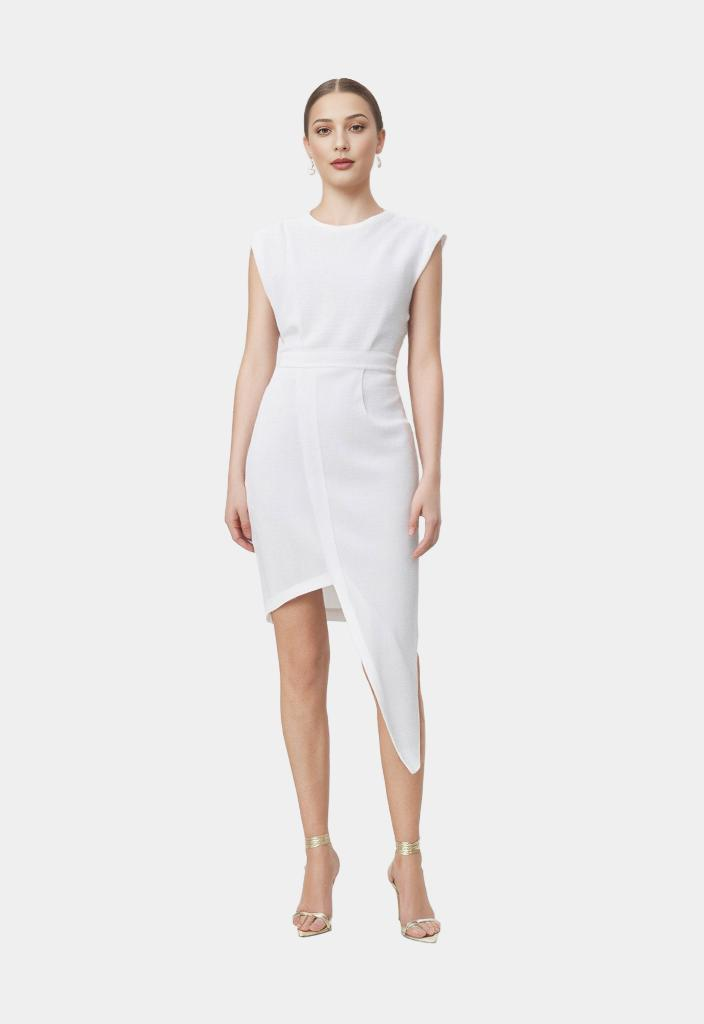 ANDRESSA - ASYMMETRICAL ELEGANCE DRESS