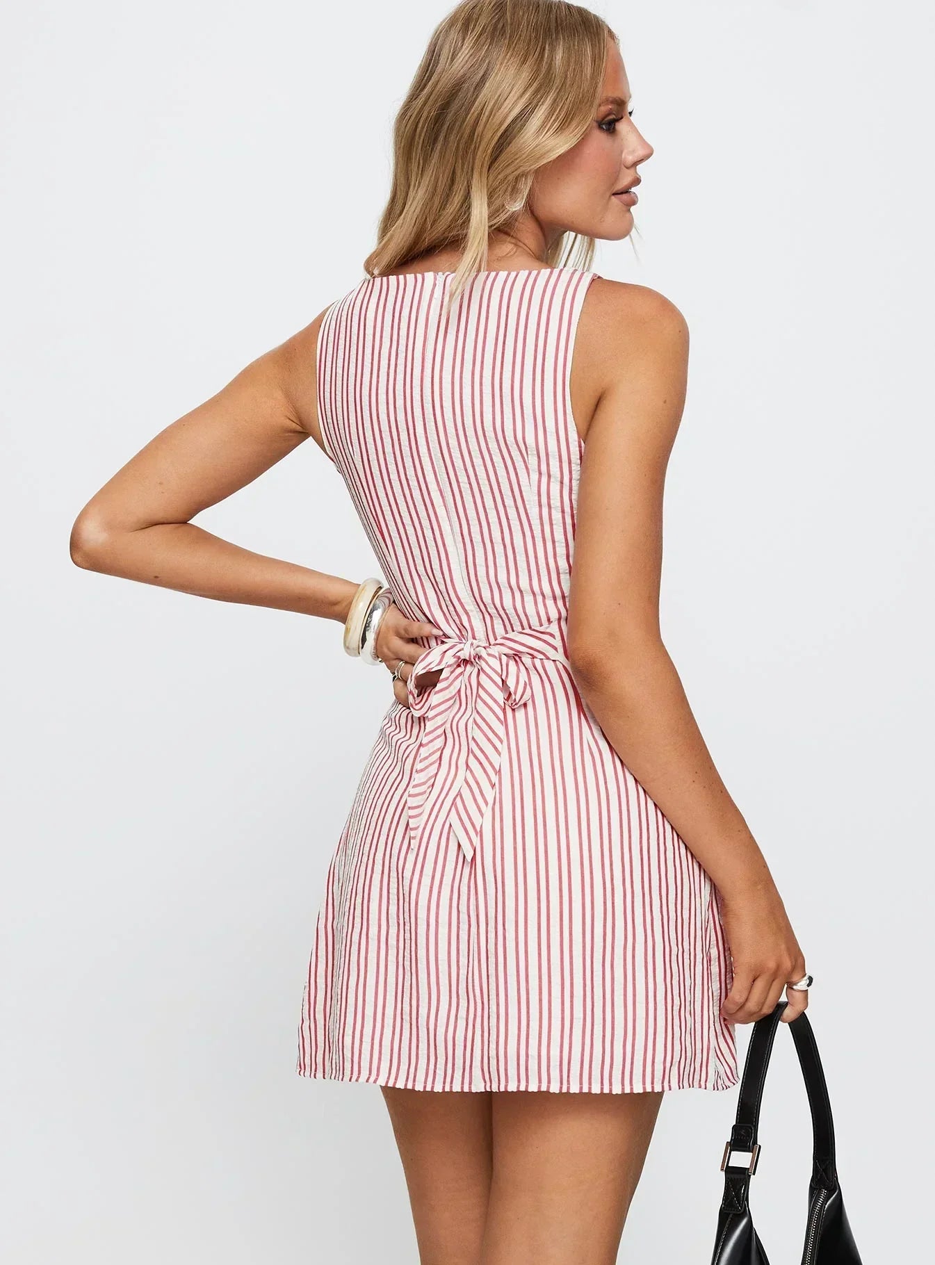 YVETTE - CHIC STRIPE MINI DRESS