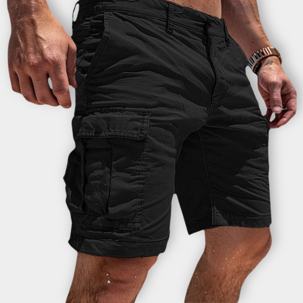 CRISTOFF - SOFT COTTON CARGO SHORTS