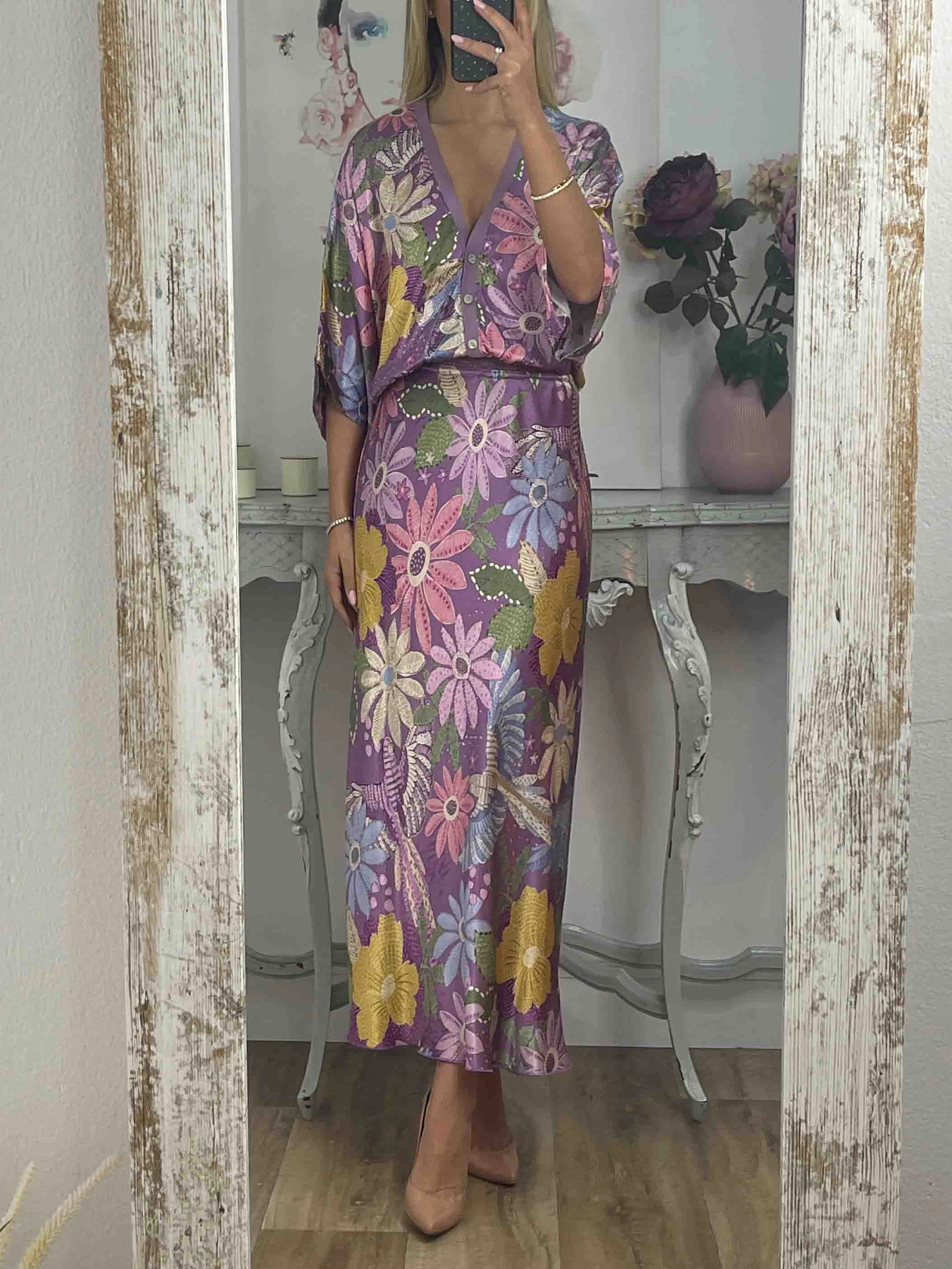 DANA - SILKEN FLORAL SET