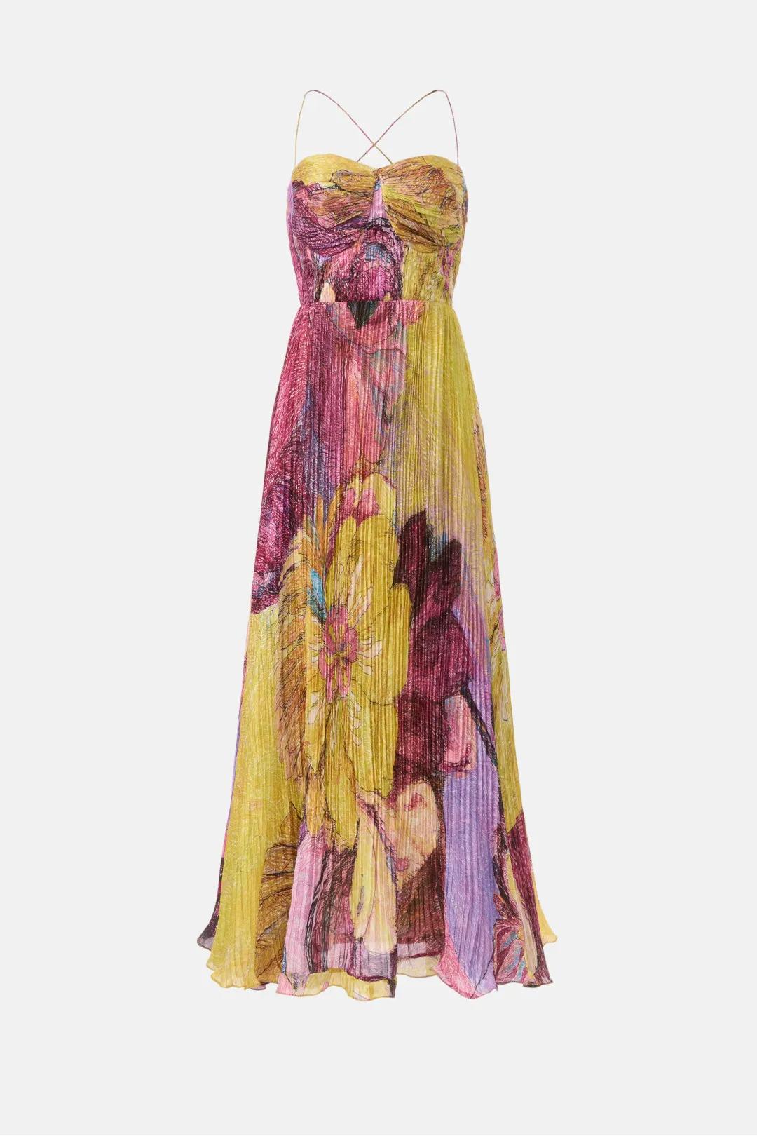 CHIQUI - MULTI-TONE ISLAND MAXI DRESS