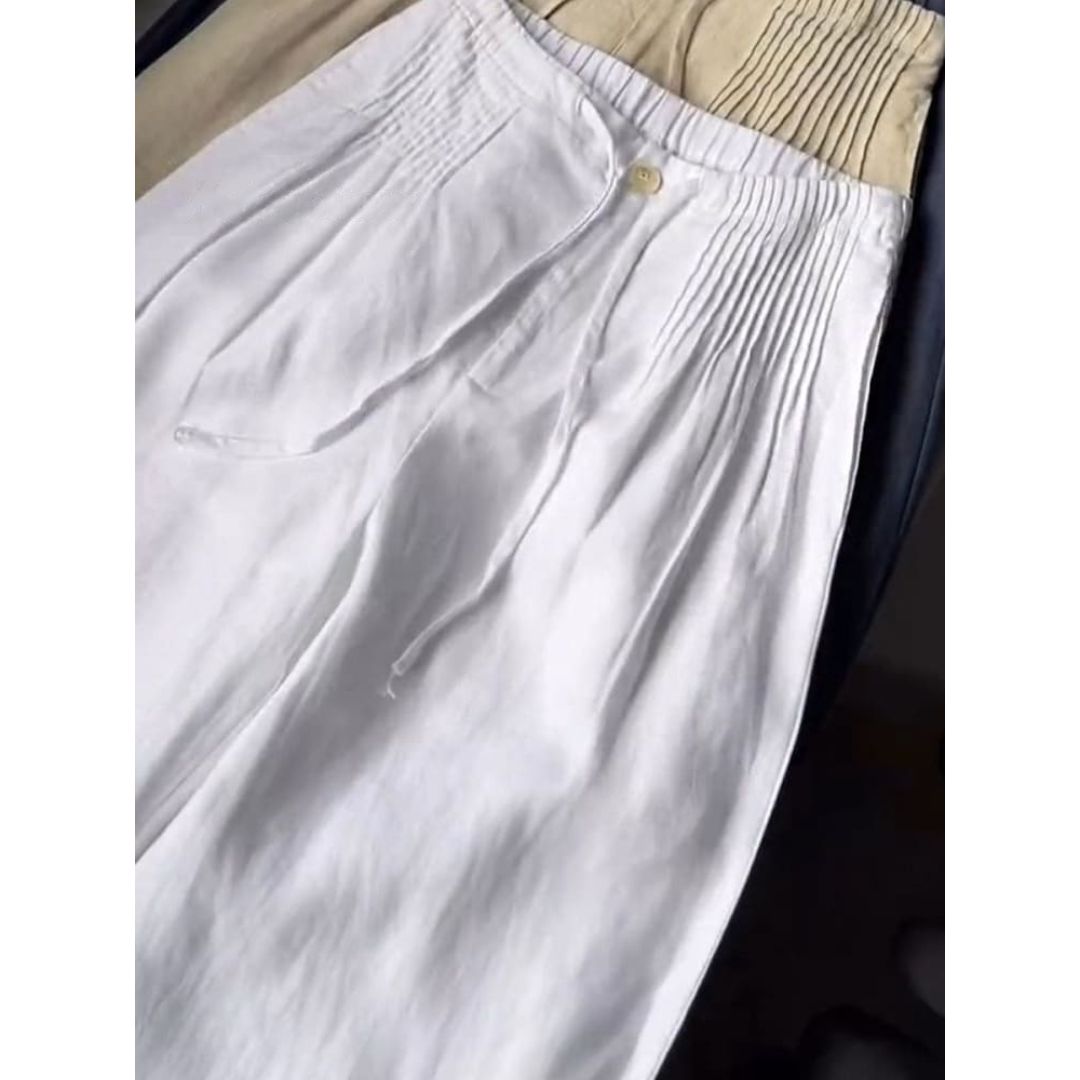 JULES - PLEATED WIDE LEG TROUSERS