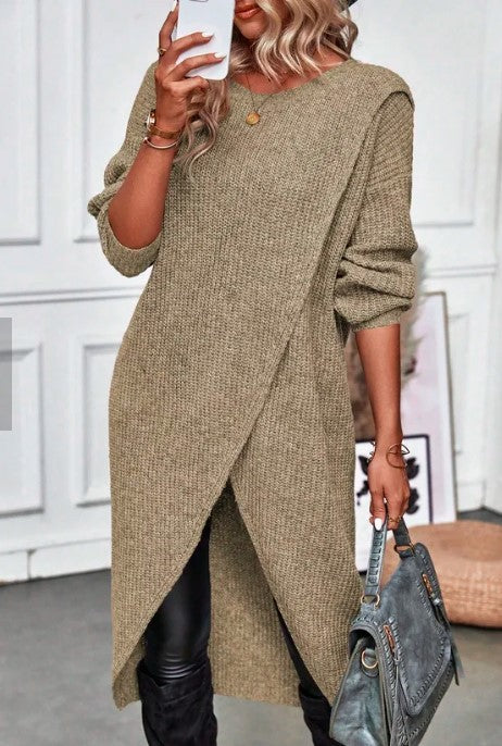 Addison™ - Irregular Style Sweater Dress