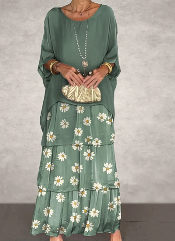 Carolina™ - Elegant Tummy Covering Maxi Dress