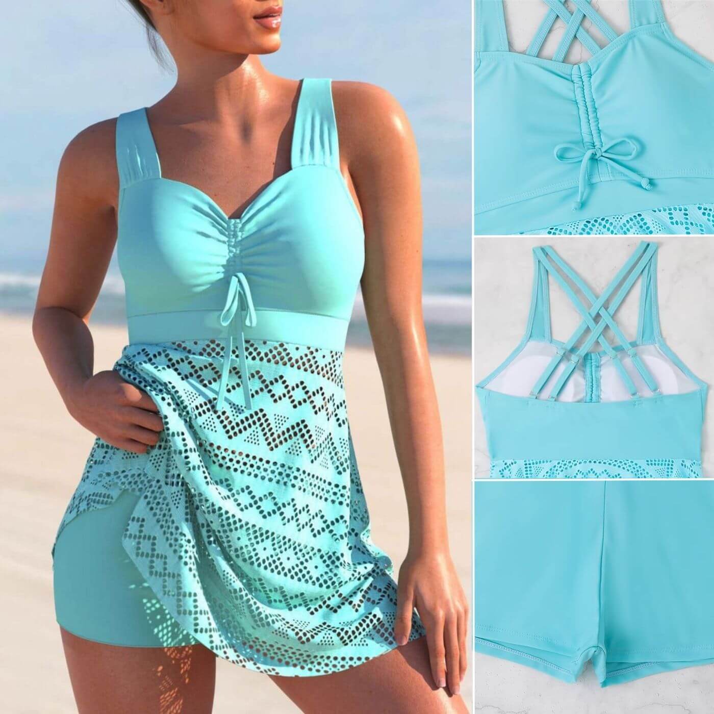 CARRIE - ELEGANT 2-PIECE SWIMSUIT