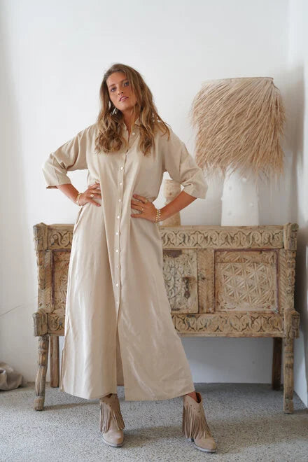 VELINA - RELAXED AIRY & WAIST-FLATTERING DRESS SHIRT