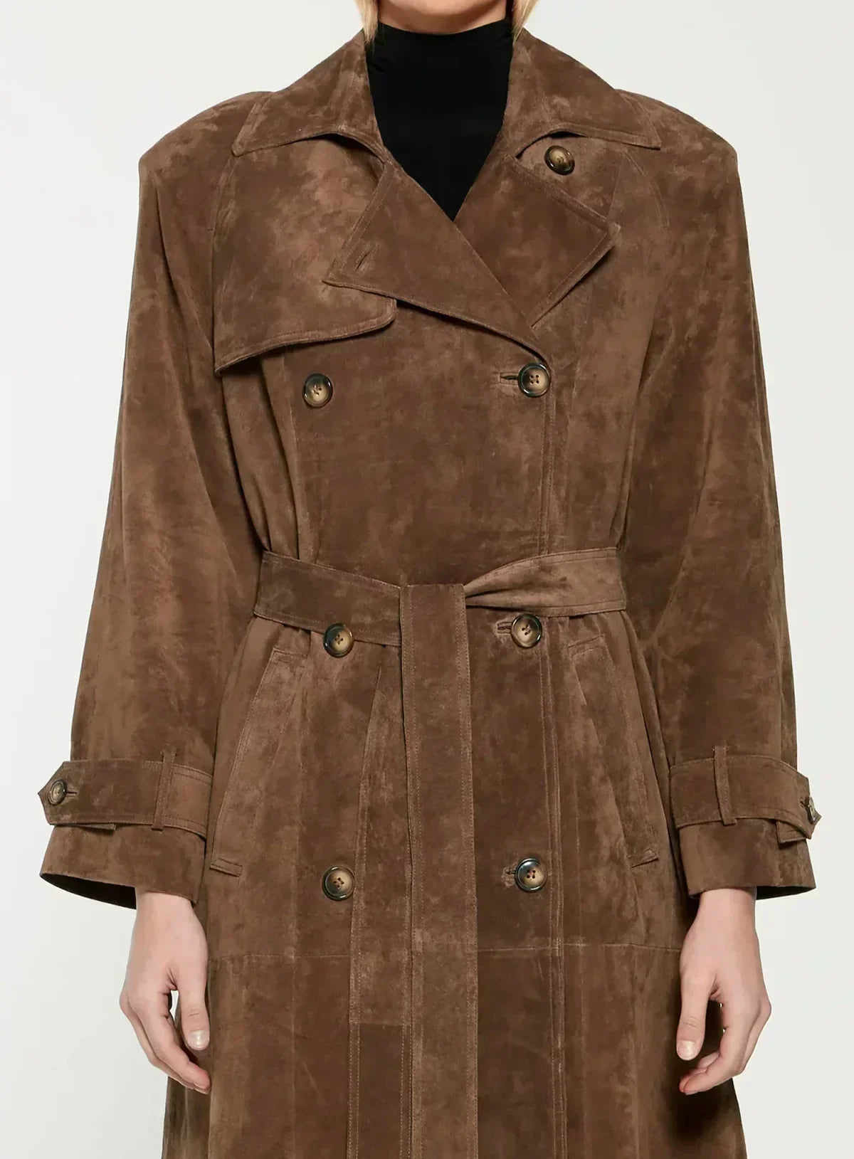 LAARNIE - EVERCLASSIC SUEDE COLLECTION COAT