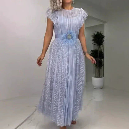 ESMAY - SOFT DRAPE PLEATED BODYCON DRESS