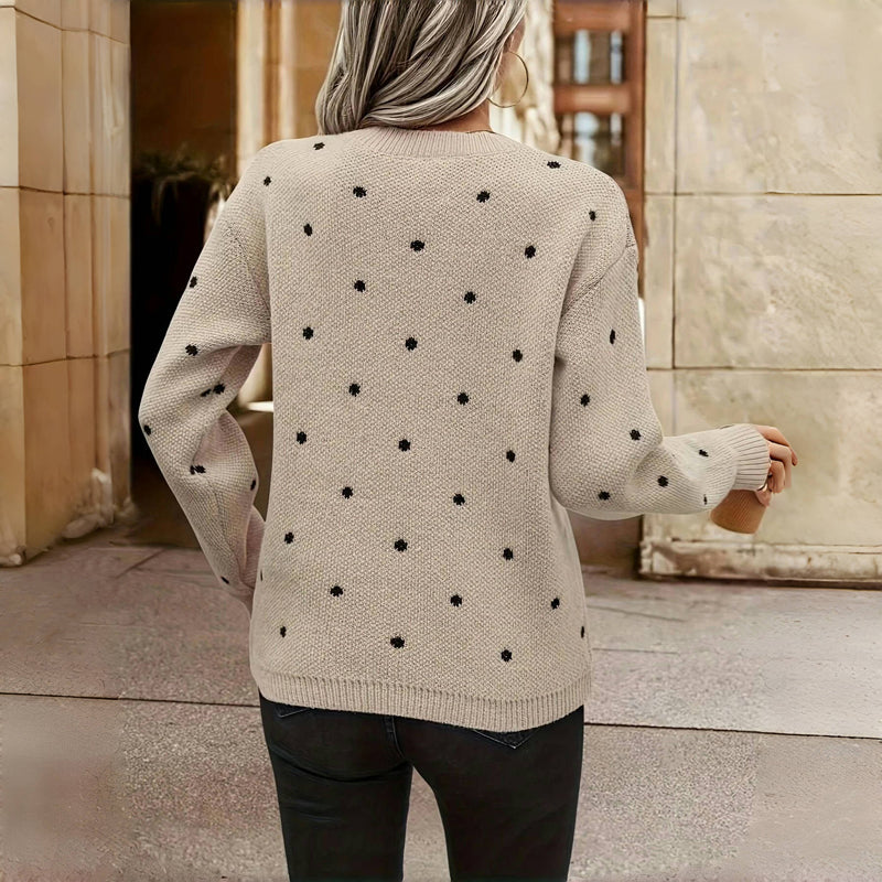 AMILA -  DOTTED HARMONY PULLOVER