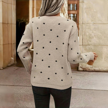 AMILA -  DOTTED HARMONY PULLOVER