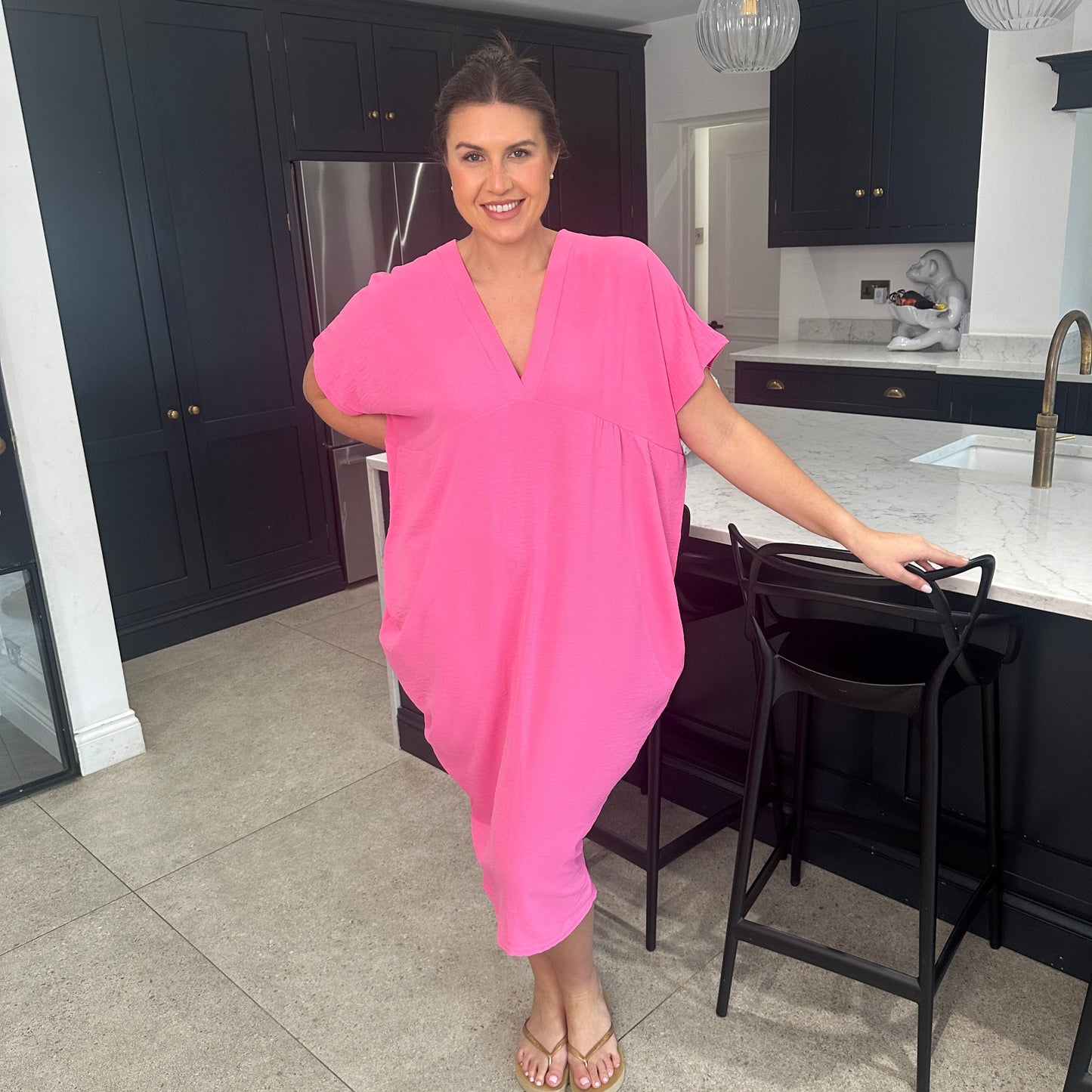 TANYA - V-NECK MAXI DRESS