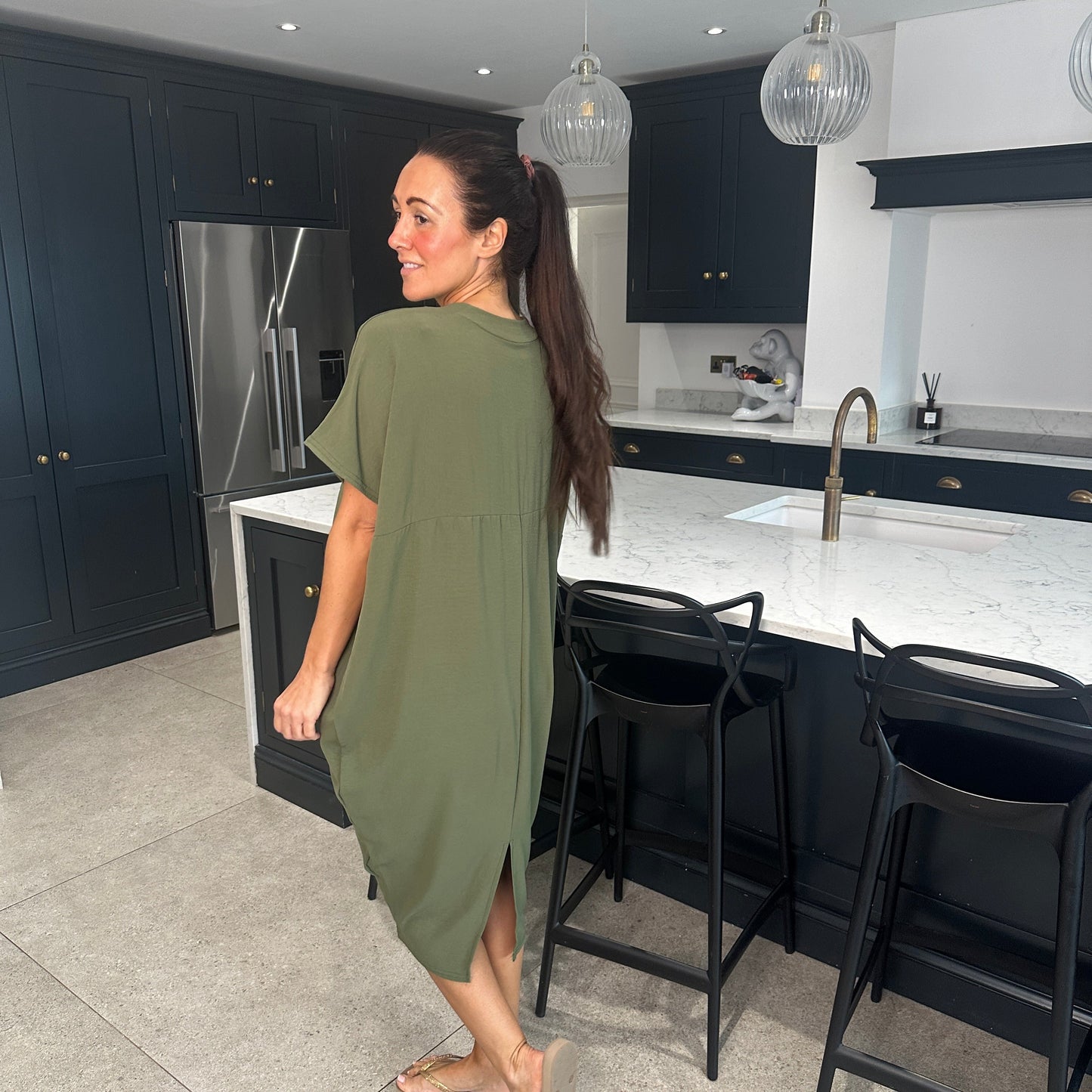 TANYA - V-NECK MAXI DRESS