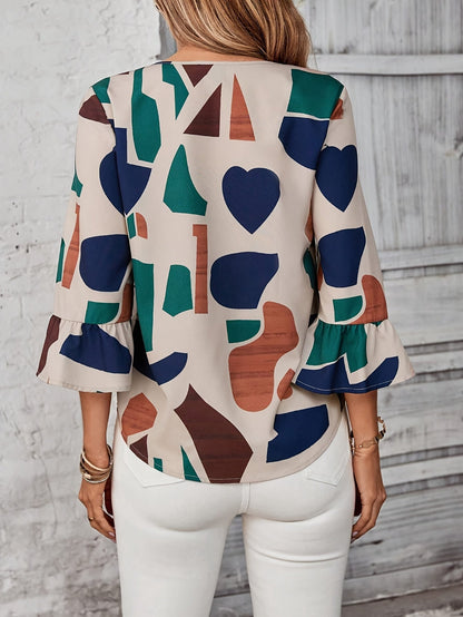ARA – CHIC GEOMETRIC BLOUSE