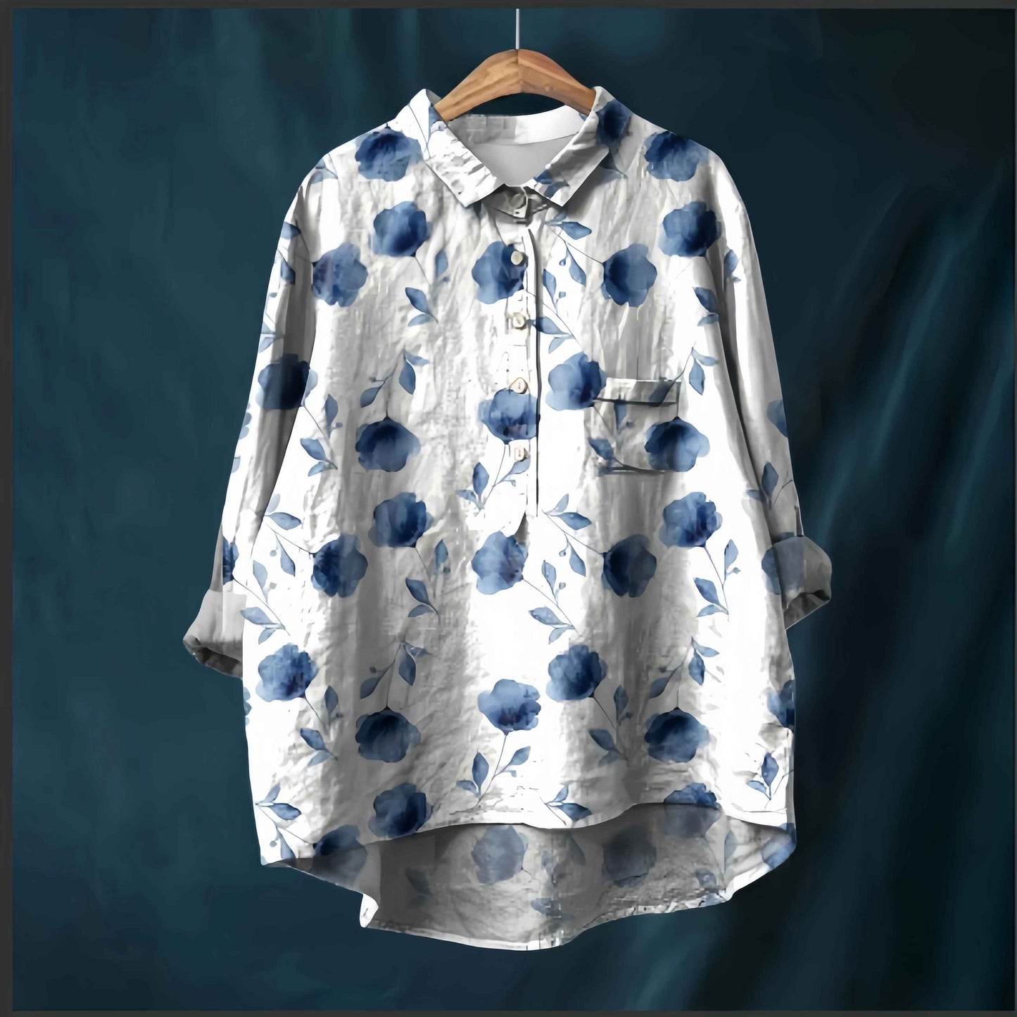 Deloris | Fish Print Shirt