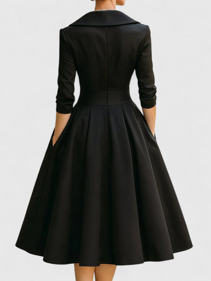 Yan | Elegant Midi Dress