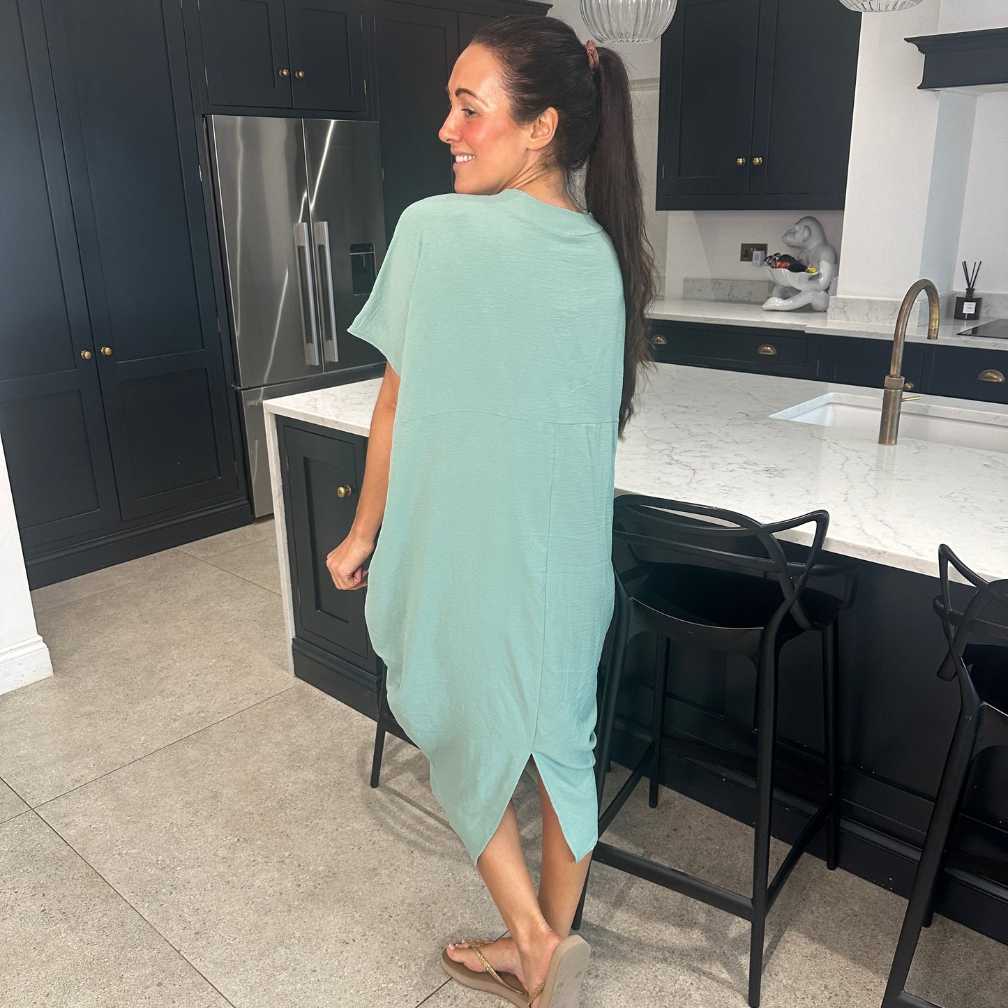 TANYA - V-NECK MAXI DRESS