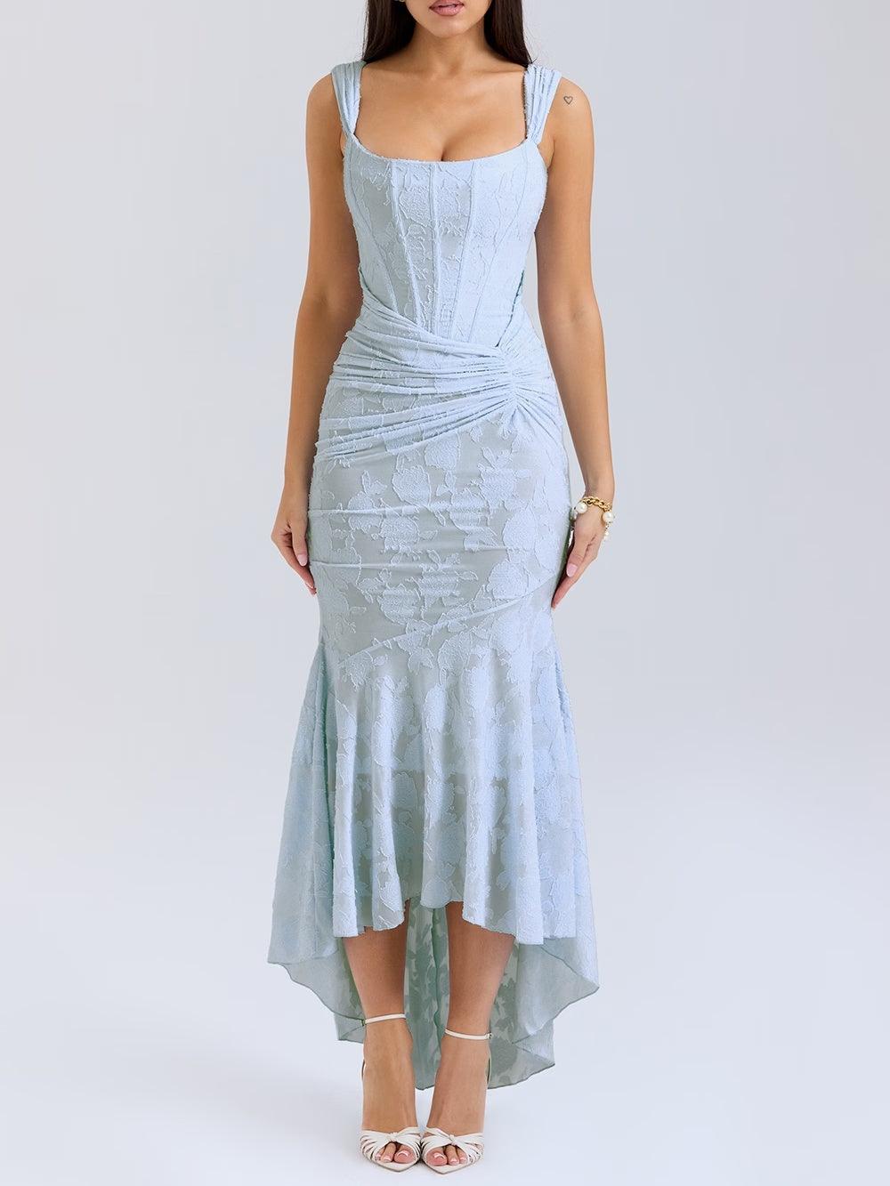 ROWAN - SKY BLOOM FLOWY MAXI DRESS