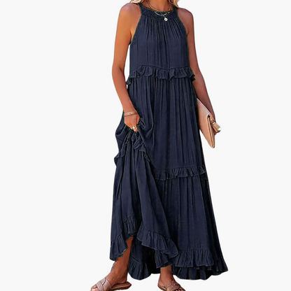 DIVINA - LIGHT RUFFLE STYLE DRESS