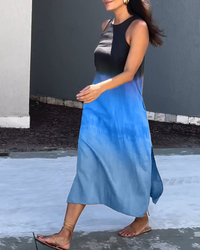 FARRAH - SUNSET SHADE SLAY DRESS