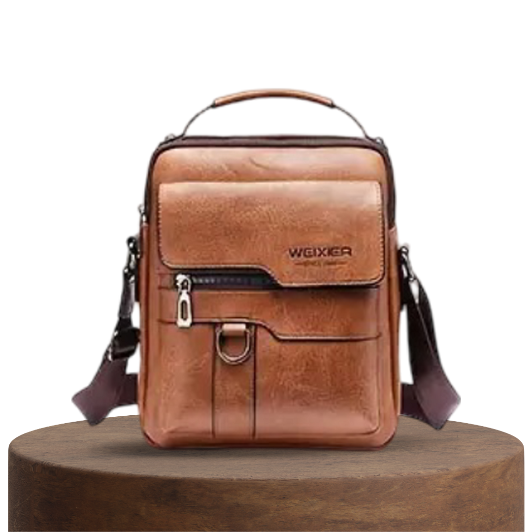 Corwin | Modern Leather Messenger Bag