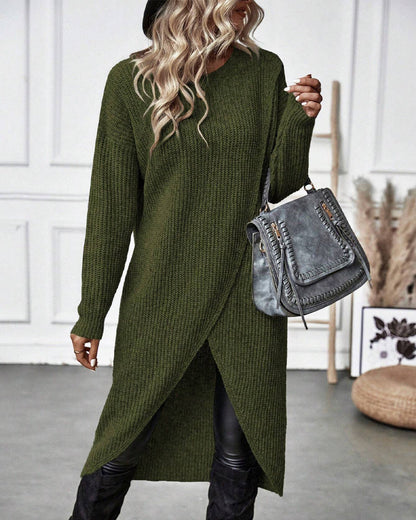 Addison™ - Irregular Style Sweater Dress