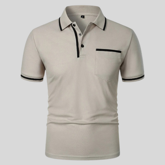 JIM - SUMMER SOLID GOLF POLO SHIRT