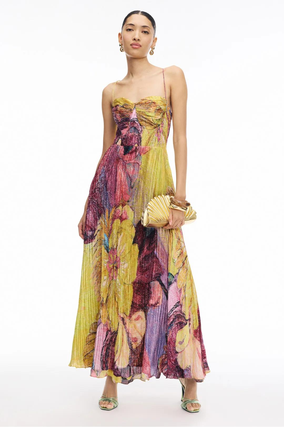 CHIQUI - MULTI-TONE ISLAND MAXI DRESS