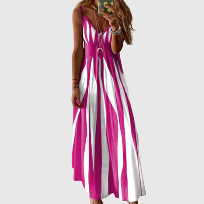 JARIE - ARTISANAL CLAY DESIGN LONG DRESS