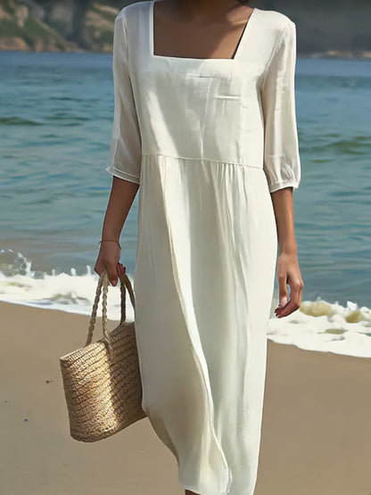 KLEA - PURE STYLE LINEN DRESS