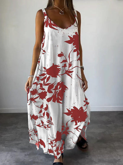 RADA - ELEGANT PRINTED SLIP DRESS