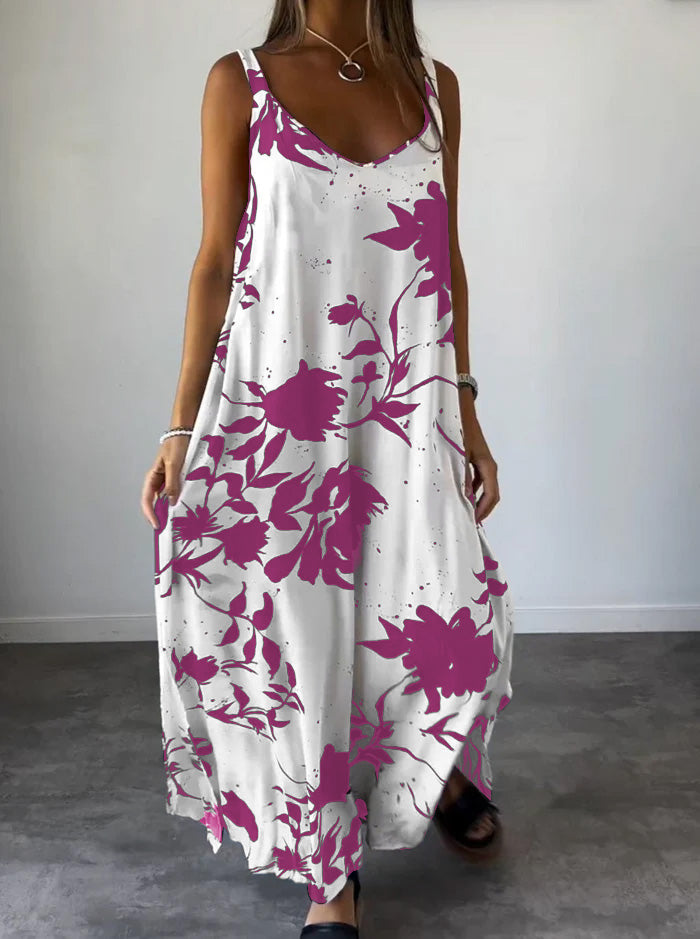 RADA - ELEGANT PRINTED SLIP DRESS
