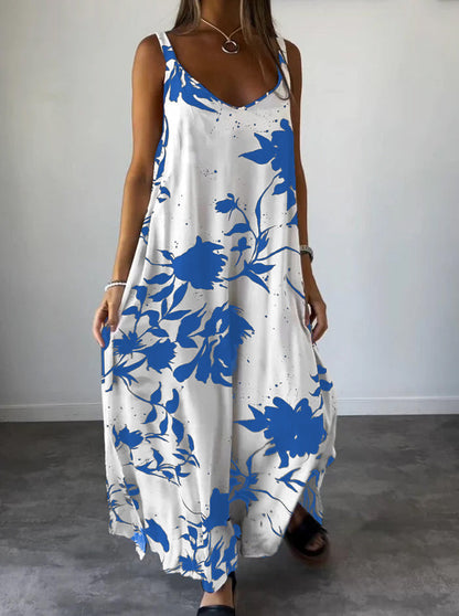 RADA - ELEGANT PRINTED SLIP DRESS