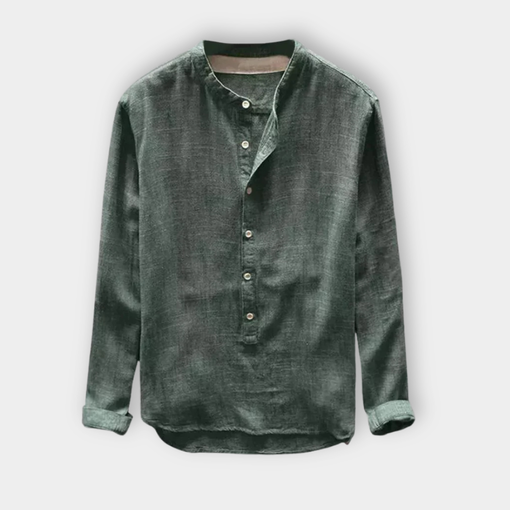 GRAYSON - CASUAL LINEN TOP