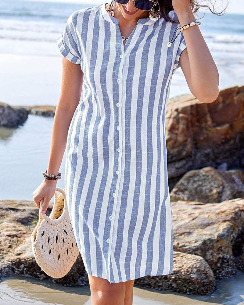 BREEL - BREEZY STRIPED SUMMER DRESS