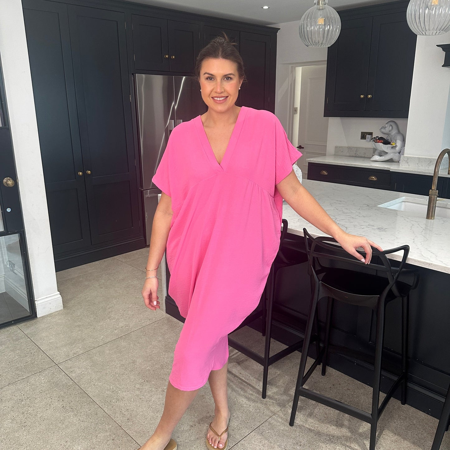 TANYA - V-NECK MAXI DRESS