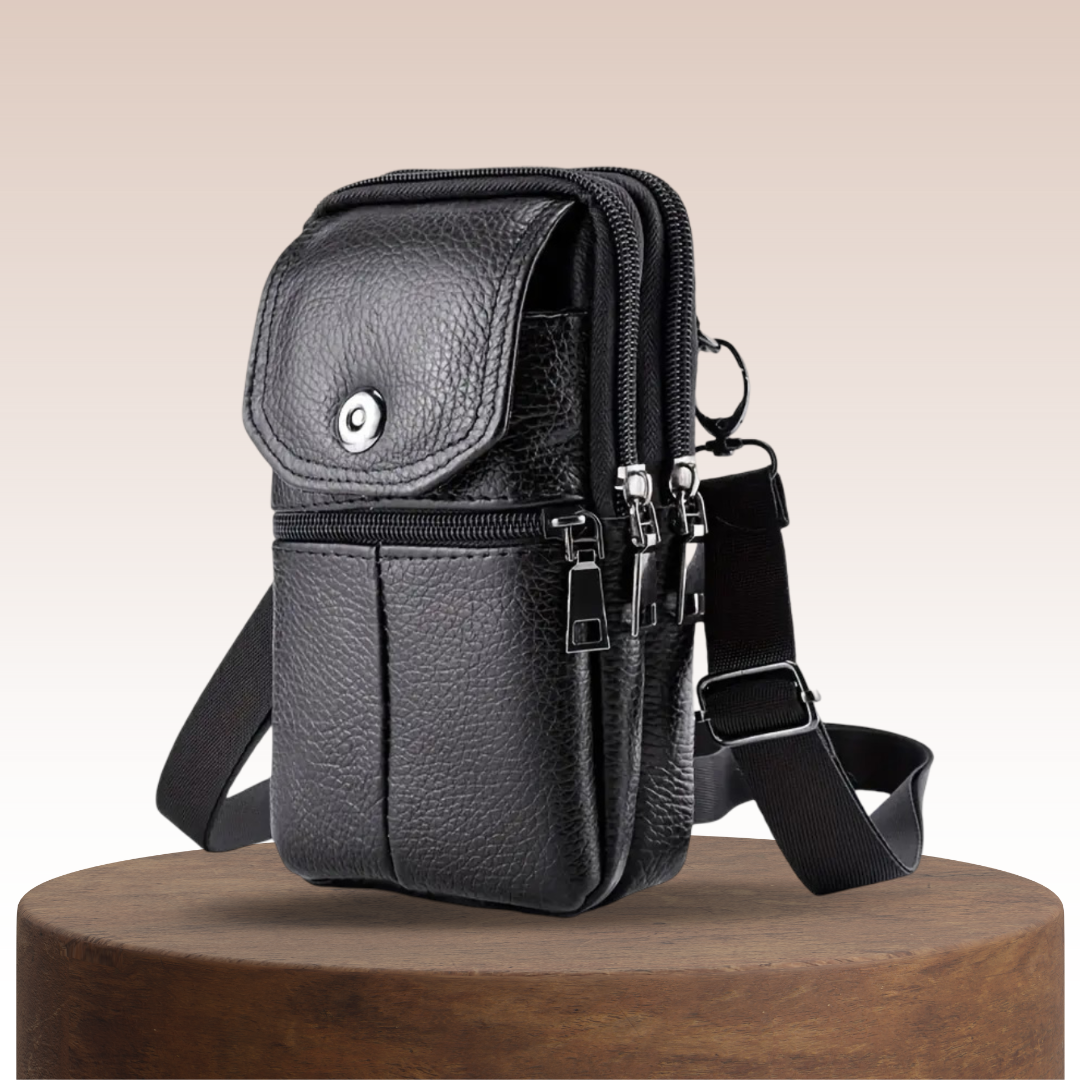 Eldon | Compact Leather Crossbody Bag for Travel and Daily Use