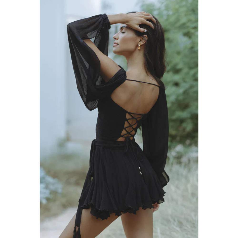 MIMAE - FASHIONABLE MINI DRESS