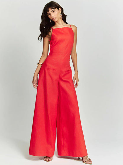 JOLENE - ELEGANT HALTER JUMPSUIT