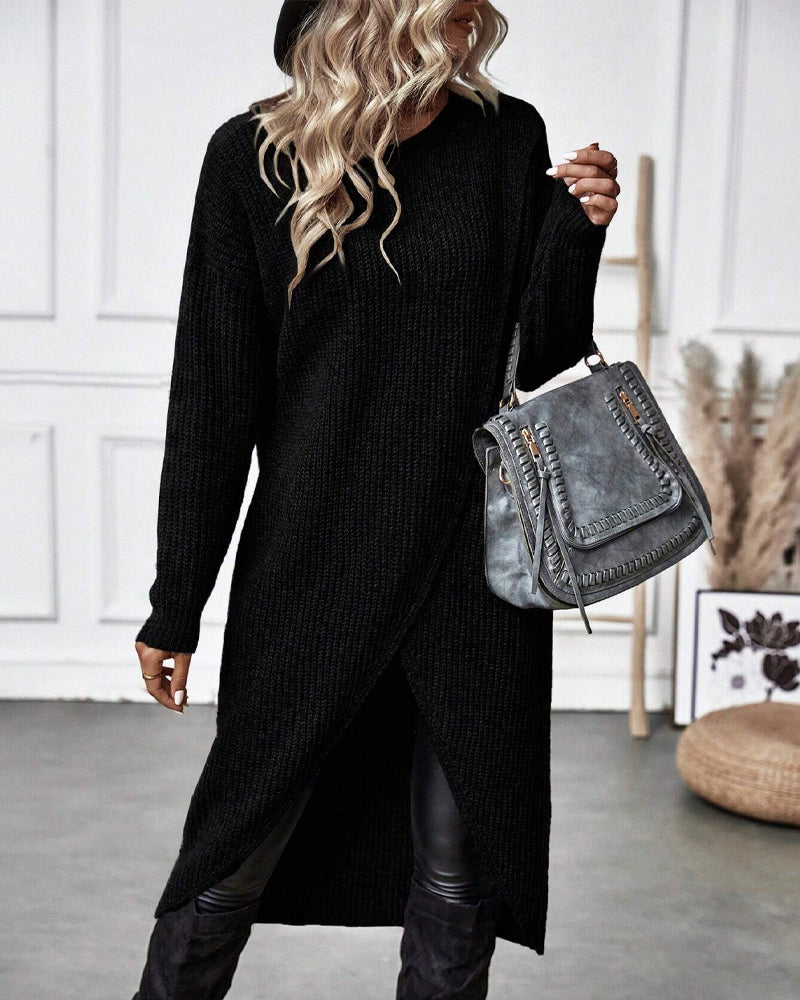 Addison™ - Irregular Style Sweater Dress