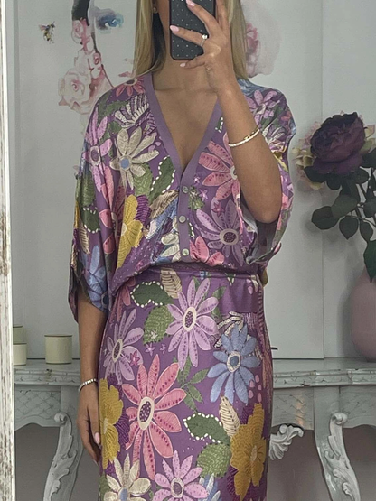 DANA - SILKEN FLORAL SET