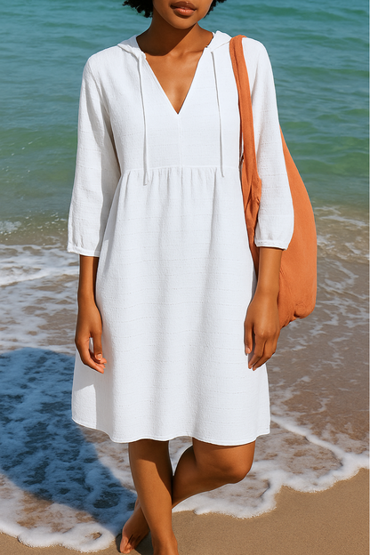 CASSIE - CLASSIC LINEN DRESS