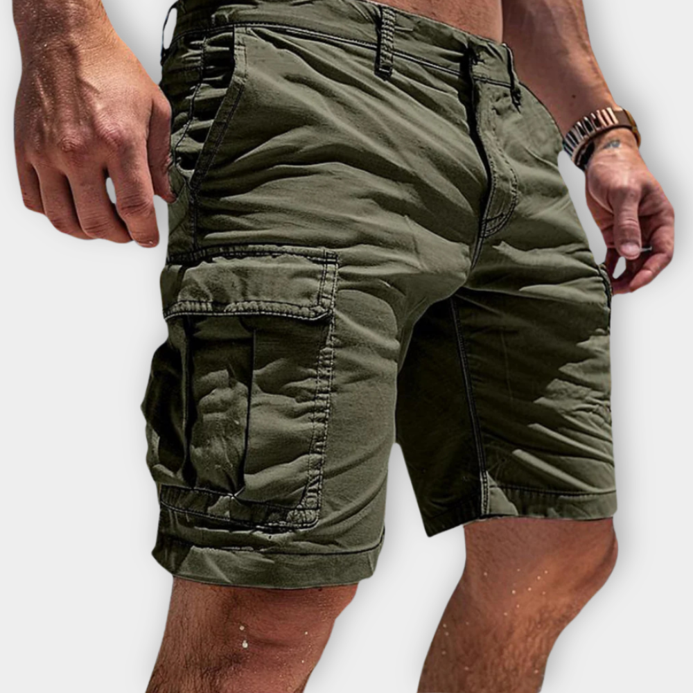 CRISTOFF - SOFT COTTON CARGO SHORTS