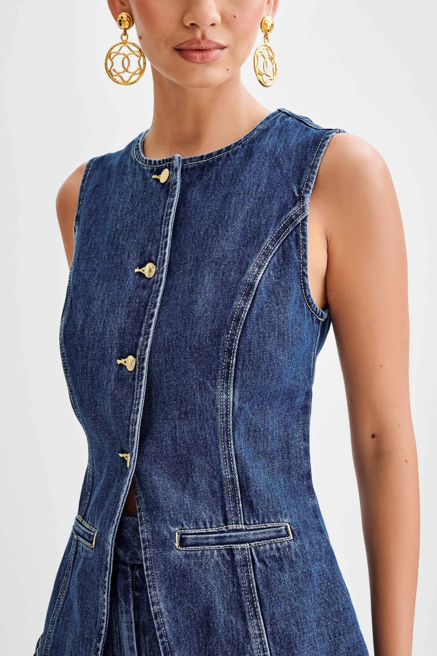 ASTER - MODERN DENIM TWO-PIECE SET