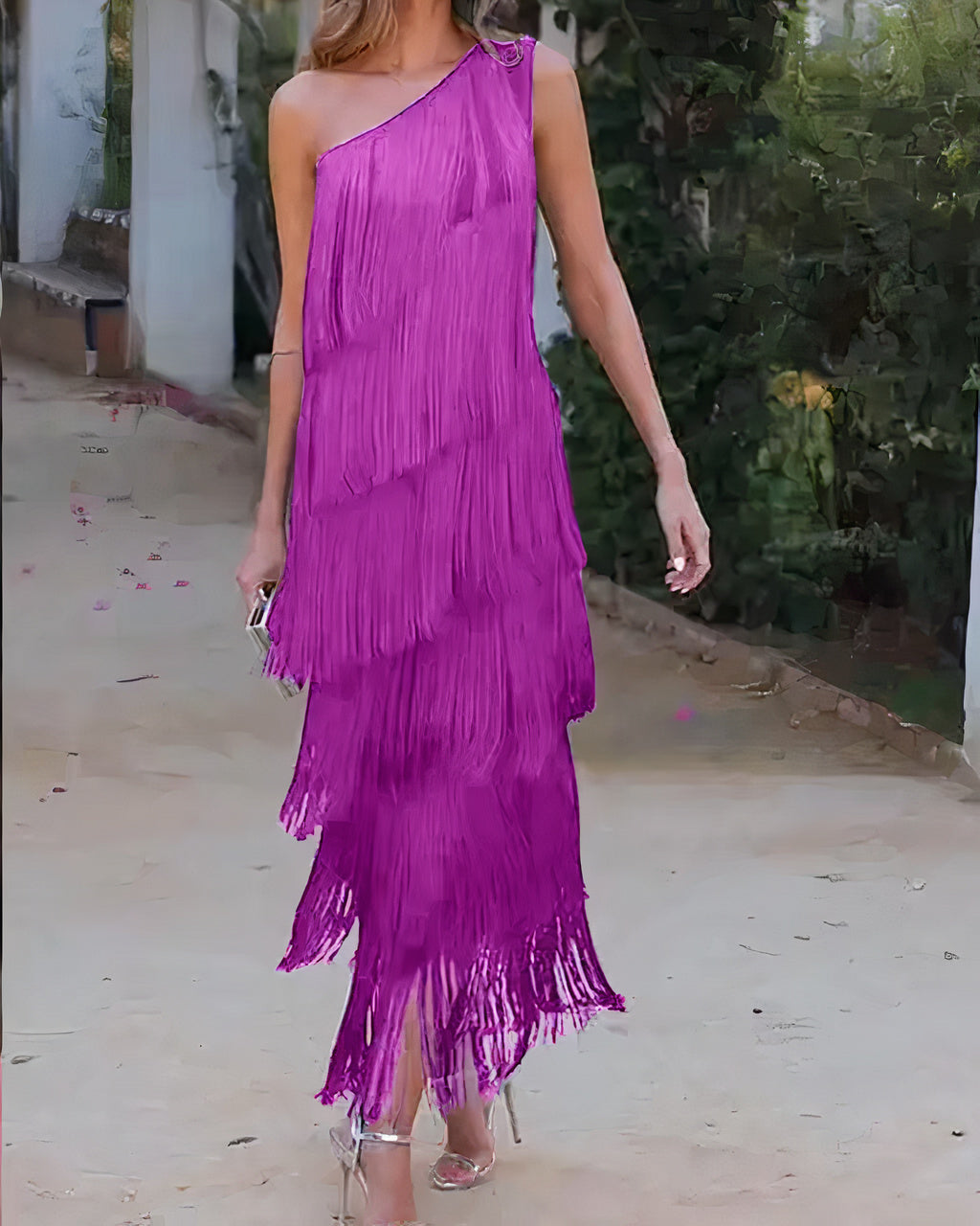 AVIV - HALF SHOULDER DRESS