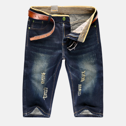 ELIAS - RAW EDGE JEAN SHORTS