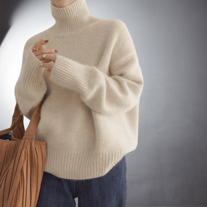 Adalgisa | Soft Cashmere Roll Neck Sweater