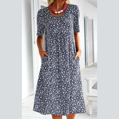 LEVILYNN - CHIC MIDI FLORAL DRESS