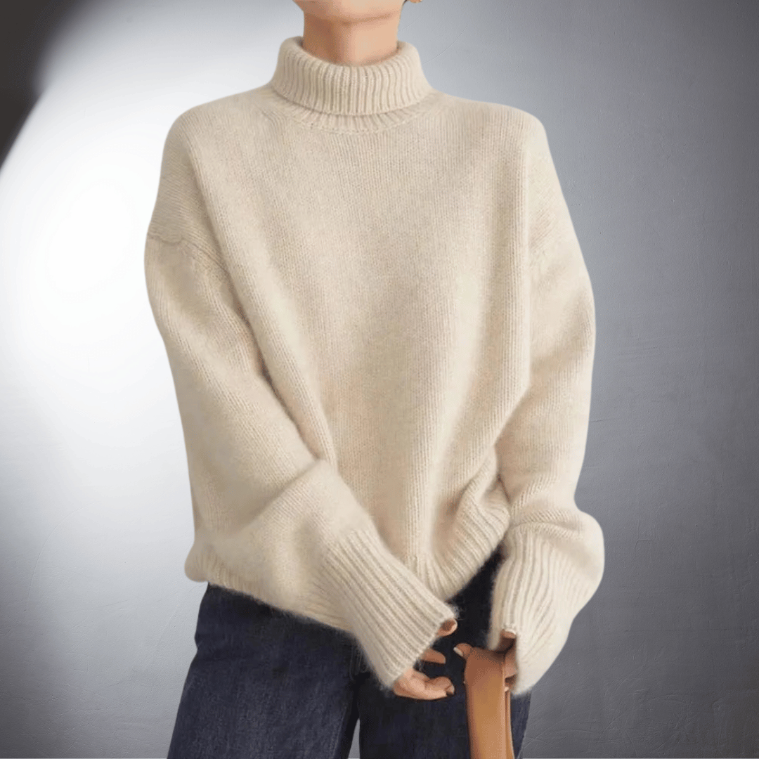 Adalgisa | Soft Cashmere Roll Neck Sweater