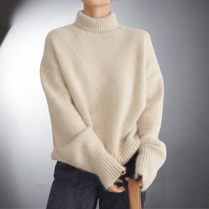 Adalgisa | Soft Cashmere Roll Neck Sweater