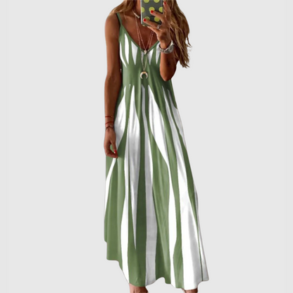 JARIE - ARTISANAL CLAY DESIGN LONG DRESS